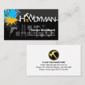 Handyman-Schild Malerei-Spritzer Visitenkarte (Vorne/Hinten)