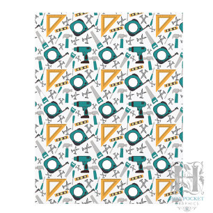 Handyman Scrapbook Papier in Blau