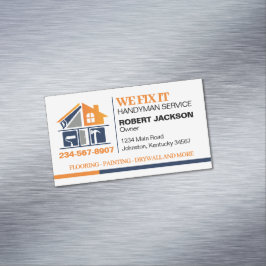 Handyman Service Magnetische Visitenkarte