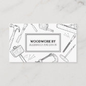 Handyman Service QR-Code für Zimmerrechner Visitenkarte (Vorderseite)