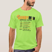 HANDYMAN SERVICE RATEN T-Shirt (Vorderseite)