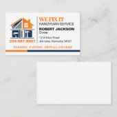 Handyman Service Visitenkarte (Vorne/Hinten)