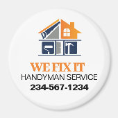 Handyman-Service-Werbung Magnet (Vorne)