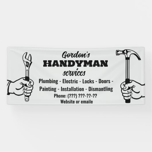 Handyman Services Banner (Horizontal)