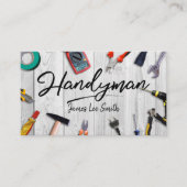 Handyman Services Business Card Visitenkarte (Vorderseite)