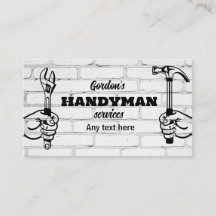 Handyman Services Business Card