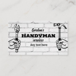 Handyman Services Business Card Visitenkarte