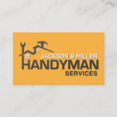 Handyman Services Cool Simple Visitenkarte (Vorderseite)