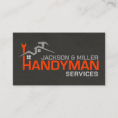 Handyman Services Cool Simple Visitenkarte (Vorderseite)