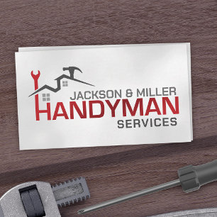 Handyman Services Cool Simple Visitenkarte