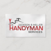Handyman Services Cool Simple Visitenkarte (Vorderseite)