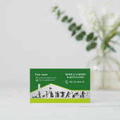 Handyman services, home maintenance business card visitenkarte (Stehend Vorderseite)