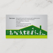 Handyman services, home maintenance business card visitenkarte (Rückseite)
