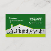 Handyman services, home maintenance business card visitenkarte (Vorderseite)