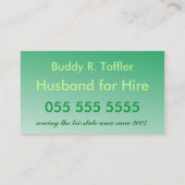 Handyman Services 🌿 Landschaftsschutzreparaturen Visitenkarte (Rückseite)