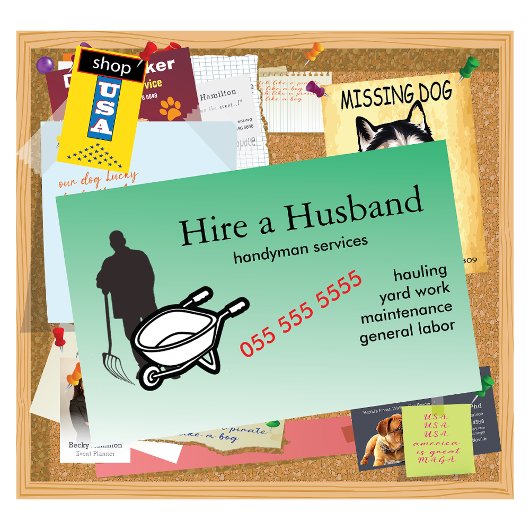 Handyman Services 🌿 Landschaftsschutzreparaturen Visitenkarte