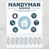 Handyman Services Tear-Off Tabs Flyer (Vorne)