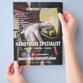 Handyman Services Tischlerschließer für kleine Unt Flyer (Hand)