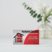 Handyman Services Visitenkarte (Stehend Vorderseite)