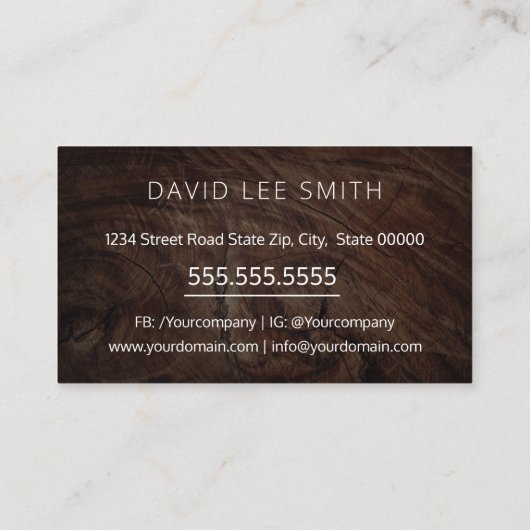 Handyman Services Visitenkarte (Rückseite)