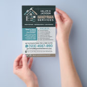 Handyman Services - Zuhause-Reparatur und -Wartung Flyer (Handgriff)