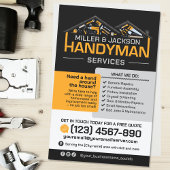 Handyman Services - Zuhause-Reparatur und -Wartung Flyer