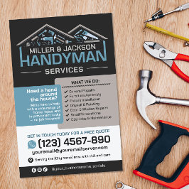 Handyman Services - Zuhause-Reparatur und -Wartung Flyer