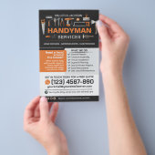 Handyman Services - Zuhause-Reparatur und -Wartung Flyer (Handgriff)