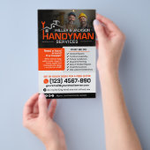 Handyman Services - Zuhause-Reparatur und -Wartung Flyer (Handgriff)