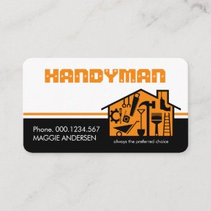 Handyman-Shop Heimwerker-Reparaturdienstleistung Visitenkarte
