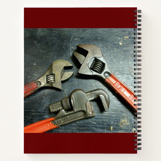 Handyman Sledgehammer Fixer aller Dinge Notizblock (Rückseite)