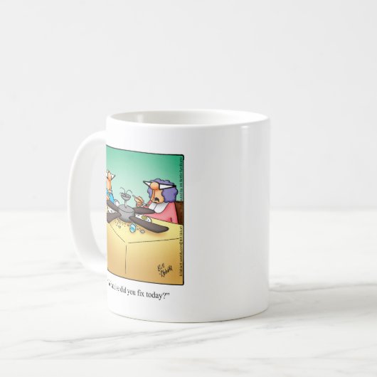 Handyman Spaß Tasse Geschenk für ihn (Vorderseite Links)