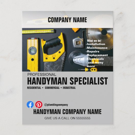 HANDYMAN SPECIALIST Flyer (Vorne)