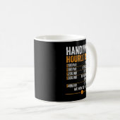 Handyman Stunden Rate Funny Handyman Kaffeetasse (VorderseiteRechts)
