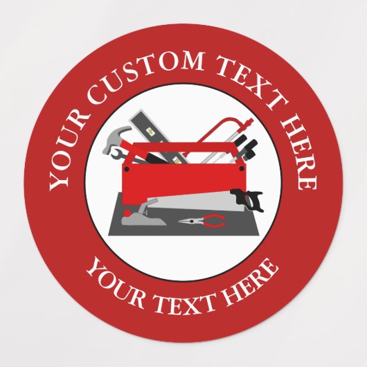 Handyman Tool Box Etiketten (Design 1)