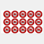 Handyman Tool Box Etiketten (Blatt)