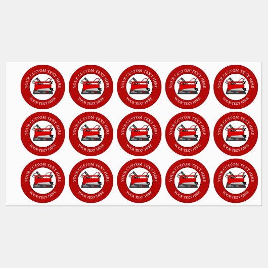 Handyman Tool Box Etiketten (Blatt)