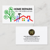 Handyman Tools Baumlandschaft Visitenkarte (Vorne/Hinten)