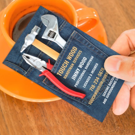 Handyman Tools Business Card Visitenkarte