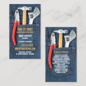 Handyman Tools Business Card Visitenkarte (Vorne/Hinten)