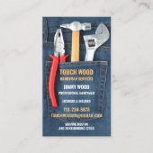 Handyman Tools Business Card Visitenkarte (Vorderseite)