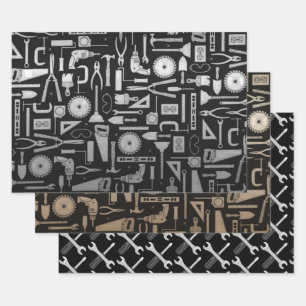 Handyman Tools Collection Geschenkpapier Set