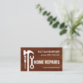 Handyman-Tools für Holz Visitenkarte (Stehend Vorderseite)