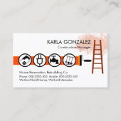 Handyman-Tools für Ladder Brush Visitenkarte (Vorderseite)