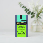 Handyman-Tools für Pinselstriche Visitenkarte (Stehend Vorderseite)