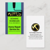 Handyman-Tools für Pinselstriche Visitenkarte (Vorne/Hinten)