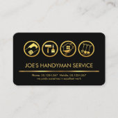 Handyman Tools Gold Line Visitenkarte (Vorderseite)