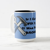 Handyman Tools Hammer und Wrench Tasse (Vorderseite Links)