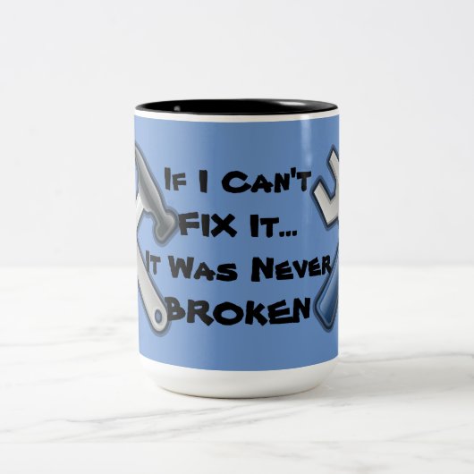 Handyman Tools Hammer und Wrench Tasse (Mittel)