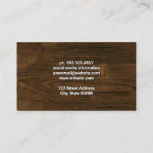 Handyman Tools | Holzkappen Visitenkarte (Rückseite)